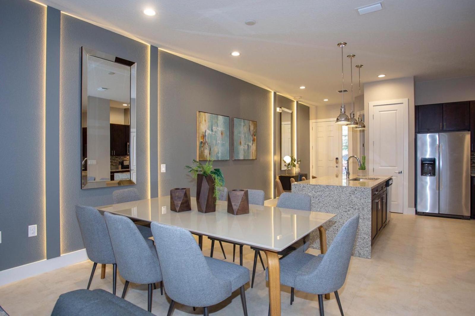 4 Bedroom 4 Ba Perfect Villa 5 Min From Disneyworld 1804Ft² Bbq & Patio 포 코너스 객실 사진